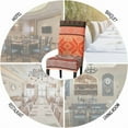 thumbnail image 6 of Set of 6 Stretch Chair Covers for Dining Room Bohemian Style Chair Covers Home Farmhouse Decor Removable Non Slip Washable Furniture Protector for Kitchen Banquet Restaurant, 6 of 6