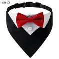 thumbnail image 2 of Pañuelo de boda para perro, Collar para perro con diseños de pajarita, Collar ajustable, pajarita Formal para perro Tux, 2 of 5