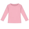 thumbnail image 5 of Kureaily Girls Long Sleeve Ribbed Raglan Tee Stretchy Casual Basic Fit Crew Neck Shirt For Kids Youth/ 13-14 Years/ Big Kid (Pink), 5 of 5