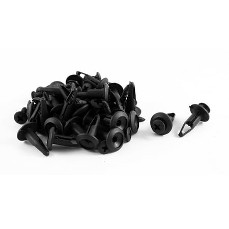 30Pcs 7mm Hole 15mm Head Screw Body Door Trim Fender Plastic Retainer
