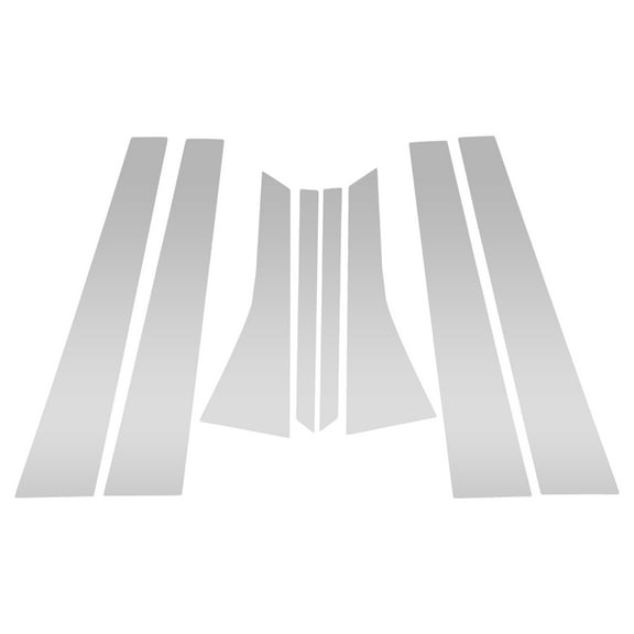 8 Pcs Front Rear Left Right Car Door Pillar Window Trim for Buick Lacrosse 2004-2009 Anti Scratch Sticker Pillar Posts Cover Chrome Silver Tone