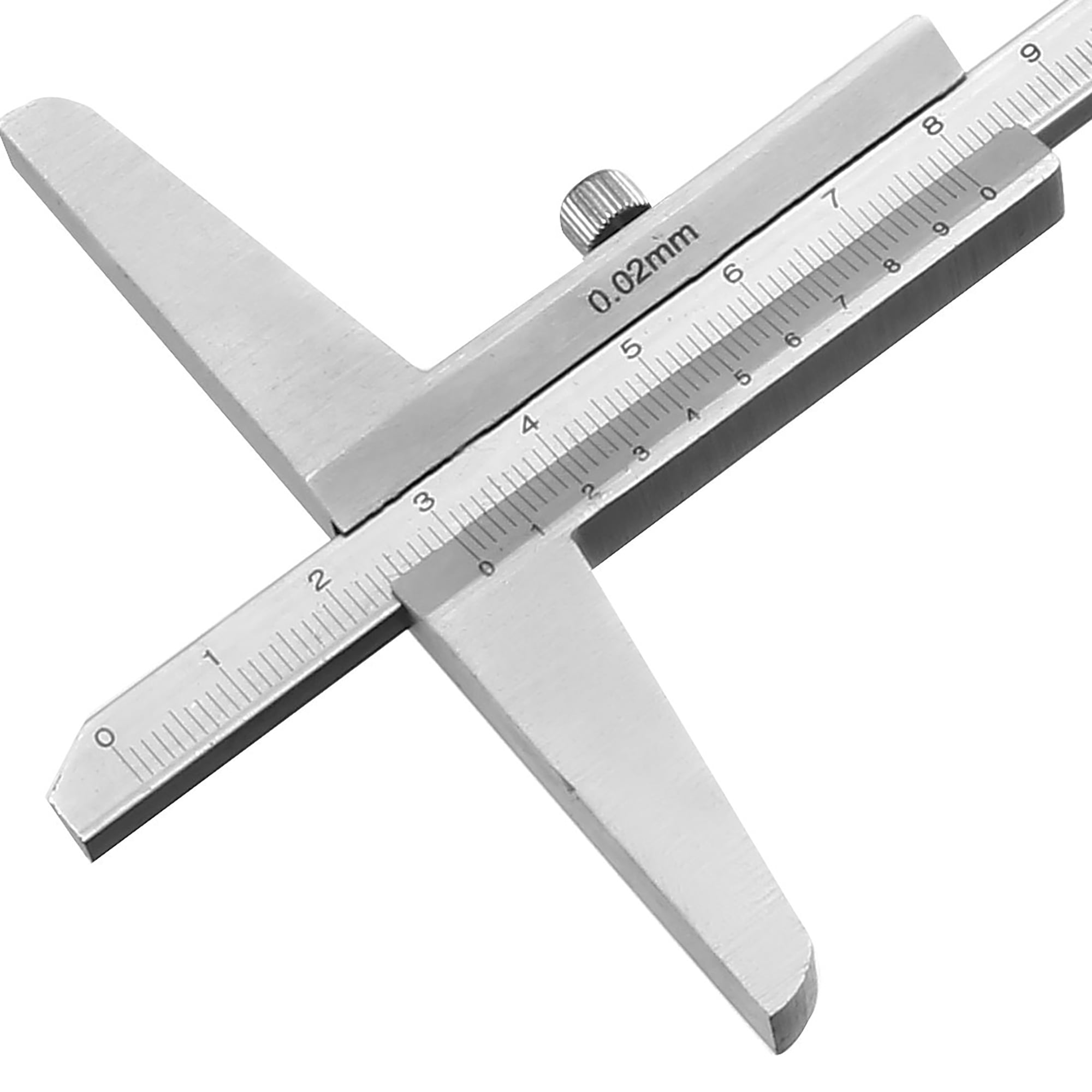 Uxcell 300mm x 0.02mm Carbon Steel Depth Gauge Caliper
