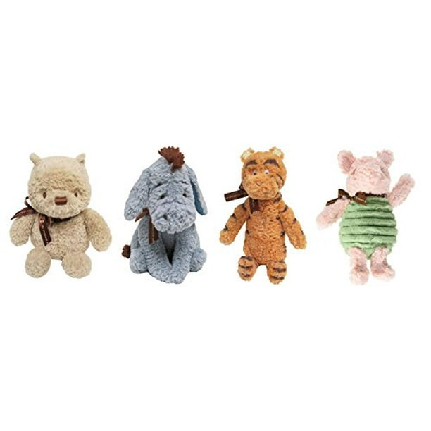 KIDS PREFERRED Classic Winnie The Pooh Set of 4 - Pooh, Piglet, Tigger and Eeyore - Walmart.com