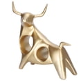 thumbnail image 3 of Abstract Bull Sculpture,Abstract Bull Sculpture Hollow Room Decor Resin Bull Sculpture Sturdy Construction, 3 of 9