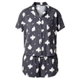 thumbnail image 2 of Halloween Women's Notched Top and Shorts Pajama Set, 2 of 5