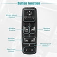 thumbnail image 3 of Interruptor de Ventanilla Eléctrica Principal Unique Bargains para Dodge Journey 2009-2016 Negro, 3 of 8