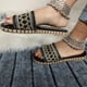 thumbnail image 5 of Zapatillas con punta abierta y plana para mujer, sandalias cómodas, informales, cómodas, para playa Wmkox8yii  hj789, 5 of 9