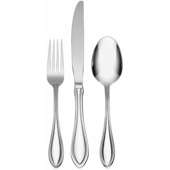 American Harmony 12-Piece Stainless Steel Flatware Set, Service for 4