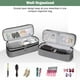 thumbnail image 3 of Estuche de viaje SITHON de doble capa para Shark FlexStyle/SmoothStyle, bolsa organizadora impermeable para Airwrap Styler, también compatible con el secador Revlon One-Step (solo bolsa) (gris), 3 of 5