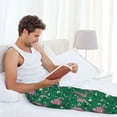 thumbnail image 7 of Fotbe Tropical Leopard Men's Pajama Pants,Sleepwear Pants,Pj Bottoms Drawstring And Pockets-Medium, 7 of 7