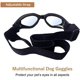 thumbnail image 3 of ZHAOCHENG Gafas para perros, gafas de sol para mascotas, gafas plegables para perros, gafas de sol con protección UV (negro), 3 of 5