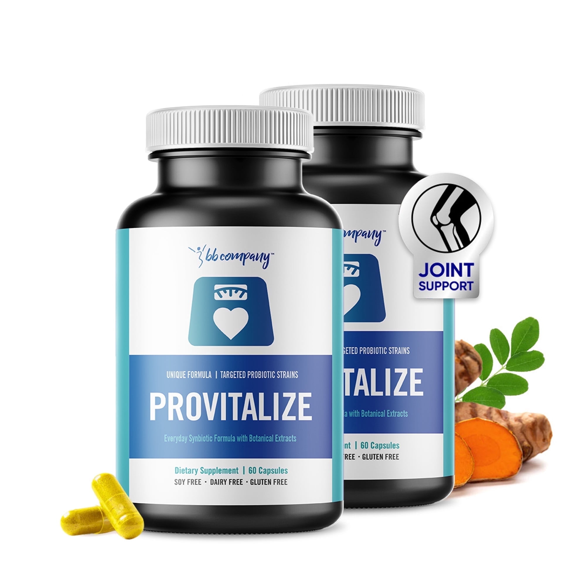 BB Company Provitalize Probiotics for Menopause Weight, Gut Health, Joint Support (2 pack)