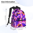 thumbnail image 4 of Gaeub Tropics Leaf School Backpack Waterproof Bookbag for Men Women College High School Bags, 4 of 8