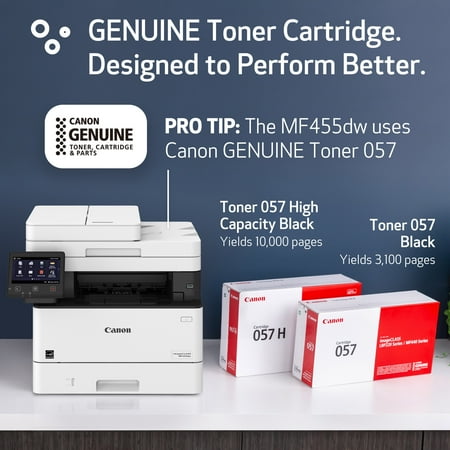 Canon imageCLASS MF455dw - All in One, Wireless, Mobile-Ready Duplex Laser Printer with 3 Year Warranty