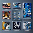 thumbnail image 3 of Space Rocket Launch Center Building Blocks Set, Aerospace Space Station and Spacecraft Model, DIY Aviation City STEM Bricks Toy, Creative Educational Gift for Kids, 3 of 7