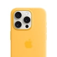 thumbnail image 4 of iPhone 15 Pro liquid Silicone Phone Case with Magsafe Soft feel-Light Blue, 4 of 5