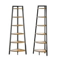 Lulive 6 Tier Corner Shelf, 68.9" Industrial Tall Corner Ladder Shelf