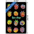 thumbnail image 3 of Rick And Morty - Vaporwave Wall Poster with Push Pins, 14.725" x 22.375", 3 of 3