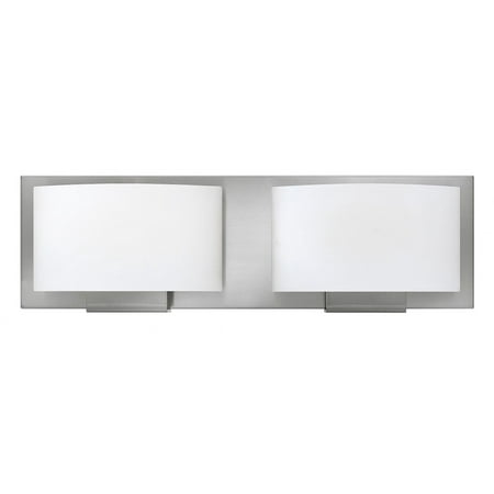 

2 Light Bathroom Vanity in Modern Style 16 inches Wide By 5 inches High Brushed Nickel Led Bailey Street Home 81-Bel-2333025