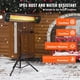 thumbnail image 4 of Calentador infrarrojo VEVOR de 1500 W con mando a distancia LED, 34 cm, con soporte, 4 of 9