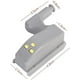 thumbnail image 1 of 16 Pack Cabinet Hinge Led Sensor Lights For Living Room/bedroom/wardrobe/kitchen Cabinets, Closet Night Light (warm White), 1 of 5