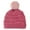 Watermelon Red, variant on NOEGOEU Kids Toddler Winter Pompom Hats Baby Knitted Beanie Hat Cap for Girls Boys 0-3 Years (Coffee,One Size)