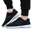 thumbnail image 2 of GrmtClth Arch Support Comfort Walking Sneakers for Men Breathable Mesh Dual Closure Shock Absorb Non Slip Orthopedic Daily Shoes Black (US/9), 2 of 7