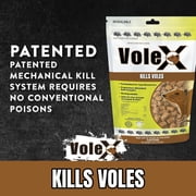 MoleX Mole Killer Bait Pellets for Moles – Poison Free, Pet and Wildlife Safe | Outdoor Use Pellets | 8 oz. Bag - 620204-6D