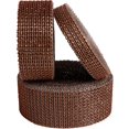 thumbnail image 1 of 10 Yards Diamond Sparkling Rhinestone Mesh Ribbon Roll for Arts & Crafts, Event Decorations, Wedding Cake, Birthdays, Baby Shower (Coffee, 6cm(12 Rows) X10YD), 1 of 5