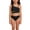 Black, variant on Girl Swimsuits Size 8 Girls' 2 Piece Bikini Swimsuits Adjustable Straps with Chest Pad Girls Bathing Suit(Orange,9-10 Years)