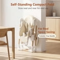 thumbnail image 7 of LINLUX Foldable High Chair for Babies, Toddler Eating Chair with Detachable Double Trays, Beige, 7 of 7