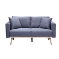 thumbnail image 5 of Dark Gray Sofa Loveseat Linen Style / Living Room Experience with Charging and Pockets, 5 of 5