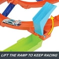thumbnail image 6 of Hot Wheels Action Loop Cyclone Challenge Track Set with 1:64 Scale Toy Car, Easy Storage, 6 of 7