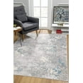 thumbnail image 1 of homeroots home decor 390532 8’ x 11’ Blue Abstract Circular Motifs Area Rug, 1 of 1