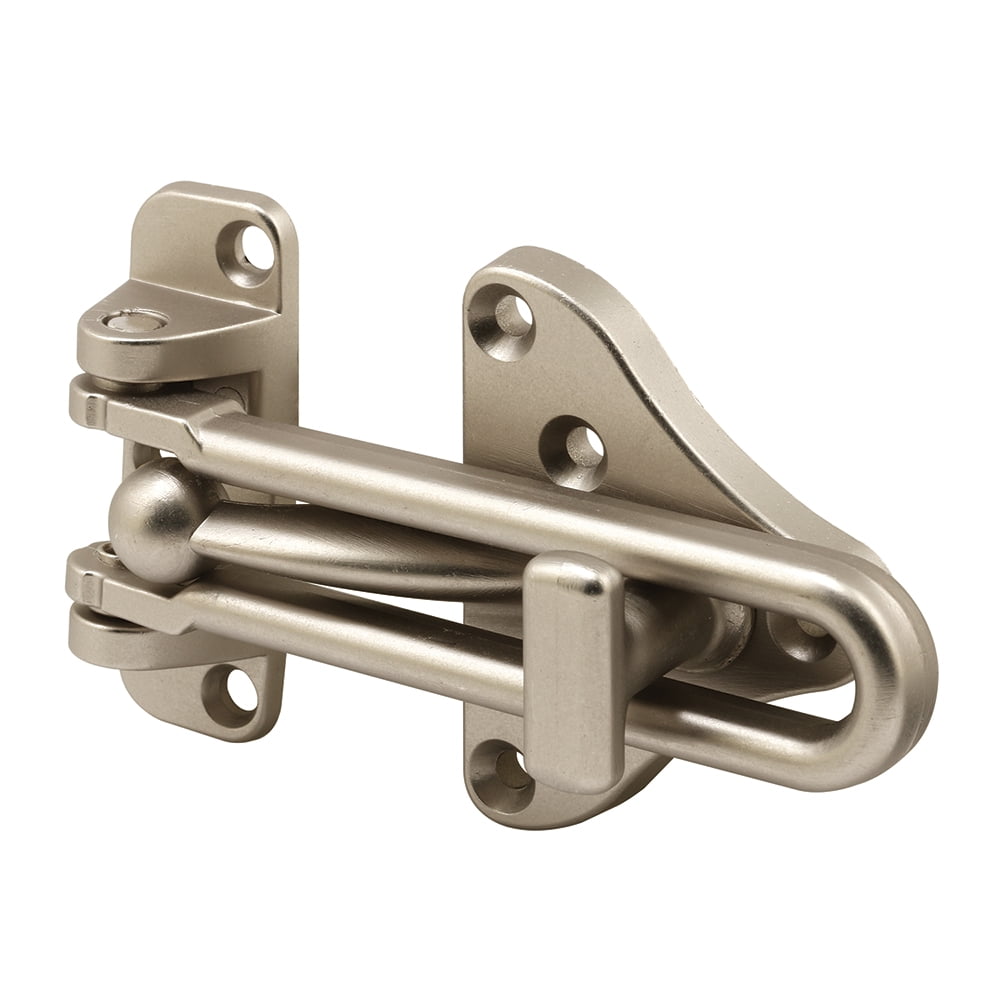 37/8 in. Hinged Bar Lock, High Security Door Guard, Diecast Zinc