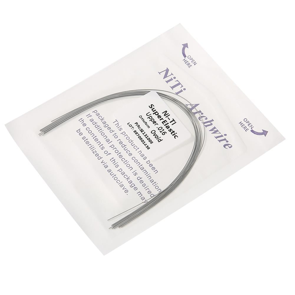 Ccdes 100pcs NiTi Round Orthodontic Bracket Archwire Super Elastic