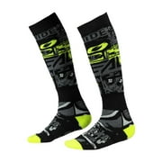 ONeal Pro MX Ride Socks (OSFM, Black/Neon)