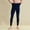 Navy, variant on uublik Mens Thermal Pants Long Johns Bottoms Base Layer Cold Weather Fleece Lined Leggings, Black