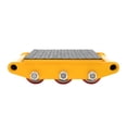 thumbnail image 5 of 15 Ton (33,000 Lb) Heavy Duty Machinery Moving Skate - 9 PU Roller Industrial Equipment Mover, Alloy Steel Low-Profile Dolly for Shop, Warehouse & Garage, 5 of 12