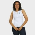 thumbnail image 4 of Women's WEAR by Erin Andrews White New York Mets Rib-Knit Henley Tank Top, 4 of 5