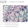 thumbnail image 2 of Indoor Doormat for Home Entrance Entry Way 35"x24" Lily Flowers Non Slip Welcome Mat 3D Digital Print Machine Washable Outdoor Rugs, 2 of 7