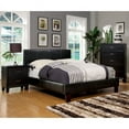 thumbnail image 4 of FOA Ramone 3pc Espresso Faux Leather Bedroom Set - Full + Nightstand + Chest, 4 of 4