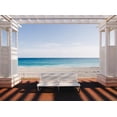 thumbnail image 2 of Palazon, Paco 32x25 Black Ornate Wood Framed with Double Matting Museum Art Print Titled - Window to the Sea, 2 of 4