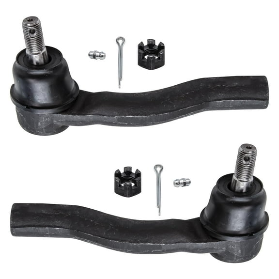 Detroit Axle - 3.5L Pair Front Outer Tie Rods for 2010-2012 Ford Fusion Lincoln MKZ 2 Outer Tie Rod Ends 2011 Replacement