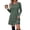 10# Green, variant on Sweater Dress Women Fall Long Sleeve V Neck Light Petite Dresses Winter Casual Knit Tunic Wedding Guest Clothing for Photoshoot Work Travel Navy S