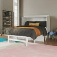 thumbnail image 3 of AFI Northampton Full Wood Murphy Bed Desk with 6" Mattress & Charger, White, 3 of 19