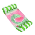 thumbnail image 3 of Hamaca inflable para piscina, colchón de aire, cojín de cama flotante, tumbona de piscina, hamaca de agua para viajes, fiestas y deportes acuáticos. sandía verde, 3 of 9