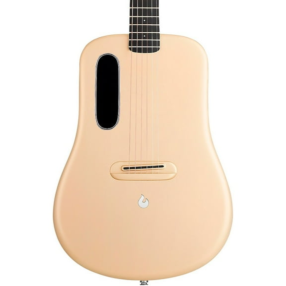 LAVA MUSIC LAVA ME 4 Carbon Fiber 38" Acoustic-Electric Guitar With Airflow Bag Soft Gold