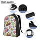 thumbnail image 5 of Disketp America Landmarks1 Mochila Unisex de Apertura Lateral Completa, Mochila para Laptop para Escuela, Trabajo y Viajes, 5 of 8