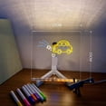 thumbnail image 3 of MesaSe LED Acrylic Message Board  LED Note Board with 12 Colors Pen  Light Up Message Board for Writing  LED Dry Erase Drawing Board with Stand for Office School Home, 3 of 9